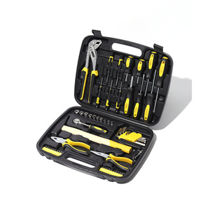 Coffret d'outils de 57 pièces, jeu de douilles 1/4 po en acier au carbone, kit de réparation domestique - Product Image 4