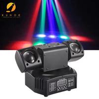 Projecteur de scène 36W à 2 bras pour LED laser RGBW blanc chaud avec télécommande et gradation DMX512