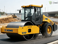 Compacteur vibrant à tambour unique de 12 tonnes pour XS123, moteur de machine de construction, modèle 2023, 112 kW, EPA EURO 5