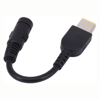 5,5 x 2,5 mm Gleichstrom-Steckdose auf quadratischen Stecker, Adapter, Konverter für Lenovo Thinkpad