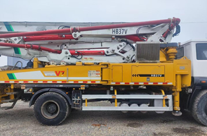 Camion pompe à béton d'occasion 2020, 85% neuf, châssis <span class=keywords><strong>Xc</strong></span>-mg HB37V Howo/Sitrak, moteur diesel, 37m - Product Image 4