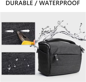 Оптовая продажа, мягкая сумка через плечо, чехол для камеры, водонепроницаемая сумка для DSLR, мягкая сумка для камеры - Product Image 6