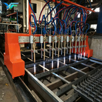 Machine de découpe plasma à double entraînement CNC pour la découpe d'acier au carbone, d'acier inoxydable et d'aluminium