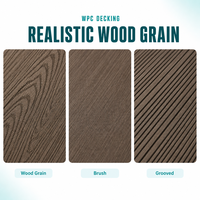 Plancher en bois composite antidérapant WPC pour terrasse de jardin