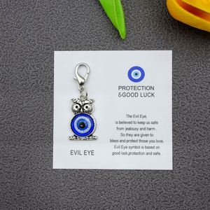 Evil Eye Keychain Lobster Claw Clasps Eyeball <b>Bag</b> Charm Protection Good Luck Small <b>Bag</b> Accessories Creative <b>Gift</b> Blue Resin - Product Image 6