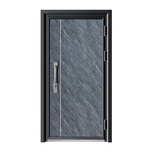Puertas Económicas de Fábrica, Puertas Modernas Reforzadas, Puertas de Acero Laminado en Frío para el Hogar - Product Image 2