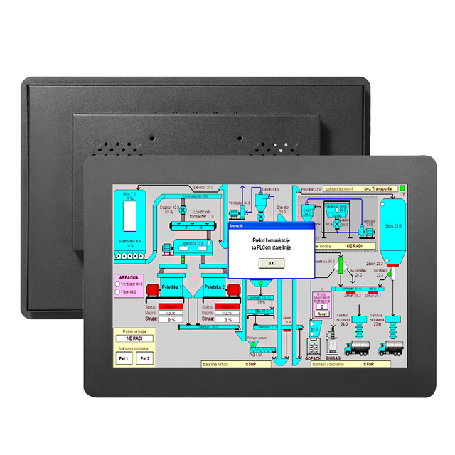 Automation Equipment Small Size 12.1 Inch 1280*800 LCD Touch Screen Display Embedded Mount PCAP Monitor for Industrial