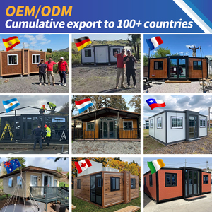 Casa Móvil Portátil <span class=keywords><strong>de</strong></span> 40/20 Pies, 2-5 Dormitorios, con Baño, Contenedor Expandible, Villa Prefabricada con Terraza <span class=keywords><strong>en</strong></span> el Techo - Product Image 3