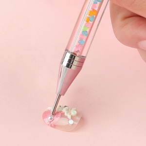 Outil de pose de strass double embout pour ongles, crayon à pointe en cire pour la manucure et le nail art en salon - Product Image 6