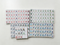 Jeu de Mahjong américain en acrylique à 7 couches, design Walk with Me, tuiles de Mahjong personnalisées de luxe sculptées, 160 tuiles