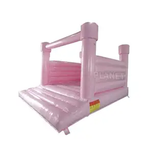 Customized PVC Bouncy Castle Inflatable Bouncer White Bounce House Inflatable