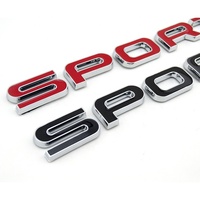 ABS matériel 3D Chrome noms de marque accessoires de voiture personnalisés Logo signes emblème autocollant
