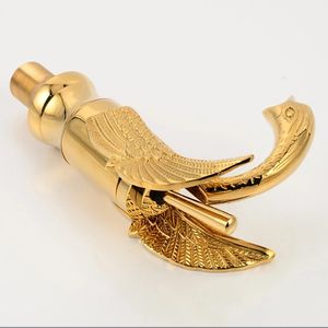 सोने का स्वैन बेसिन नल बाथरूम गर्म ठंडा पानी मिक्सर नल वॉश बेसिन नल के लिए लक्जरी तांबे के सोने के मिक्सर नल - Product Image 4