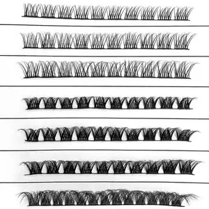 Maynice 2023 Baru Tiba Superfine Band Ribbon Cluster Faux Mink Lashes 100 Jelek Gratis Grosir Diy Pra Potong Bulu Mata Ekstensi