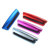 Accessoires de fumeur colorés, rouleuse à tabac électro-plaquée de 110 mm, machine à rouler manuelle conique pour cigarettes, pour les voyages