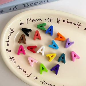Colorful Large Hole Letter Beads Chibi Alphabet Loose Spacer DIY Paracord Lanyards Accessories Wholesale Bulk - Product Image 4