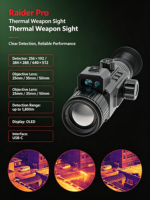 Vente en gros de la lunette de chasse thermique SUANGSI RP335 384x288, monoculaire thermique OEM, vision nocturne, télémètre laser 18mK