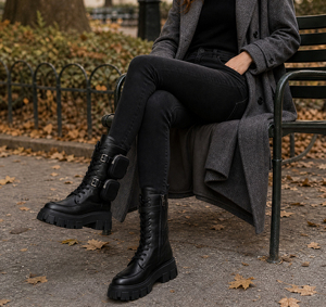 Bottes Chelsea Confortables et Respirantes à Semelle Plate avec Fermeture Éclair et Sangle, Grande Taille, Style Européen et Américain, Collection Automne-Hiver 2026, ODM/OEM - Product Image 3