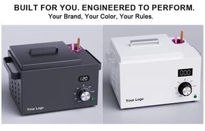 Chauffe-cire professionnel Lifestance double cuve 500cc en métal, électronique multi-tension pour l'épilation des mains, des pieds et du corps en salons/spas - Product Image 2