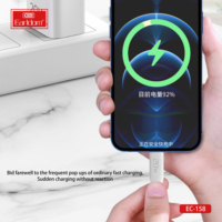 Cable Micro USB TPE de Carga Rápida de 20W Earldom para Teléfonos Móviles Android/iOS, Escáner de Código de Barras y Auriculares