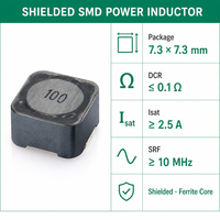 22uH SMD Ferrite Core Shielded High Current Molded Wire Wound Chip Inductor for DC-DC Switching Power Supply ZXY Brand