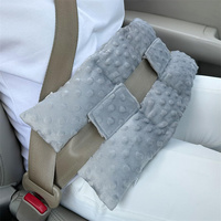 Coussin de soutien portable tricoté et compact pour la récupération post-opératoire, idéal pour la voiture et les voyages, avec sangle de ceinture de sécurité intégrée