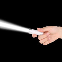 SEEYOO Senter LED Mini Gantungan Kunci Portabel Teleskopik dari Aluminium Alloy dengan Rating IP65, Baterai Isi Ulang Cr2032