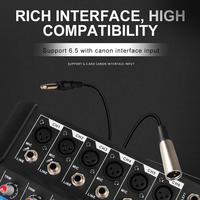 Console audio amplificateur de puissance GM7X Professional 350W+350W avec 2 microphones sans fil, mixeur audio 6 canaux