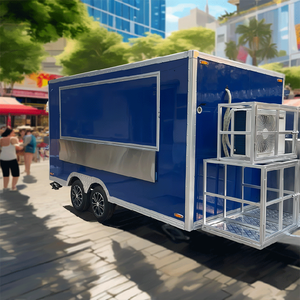 2024 Outdoor Luxury Mobile Food Trailer <b>Interior</b> Stainless Steel Street Food <b>Car</b> for Snack Food & CE Certified - Product Image 4