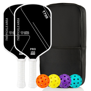 CZFIT Vente en gros de raquettes de pickleball de haute qualité, légères, portables, tendance, écologiques, en fibre de carbone durable, avec noyau en nid d'abeille - Product Image 1