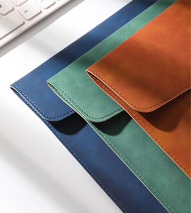 Porte-documents de bureau portable en cuir PU A4, conception personnalisée OEM ODM - Product Image 4