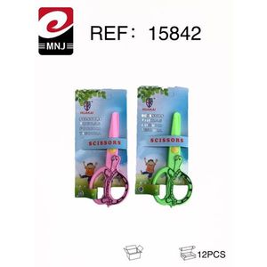 Forbici Huakai per bambini rosa e verdi, confezione da 12 pezzi - Product Image 3