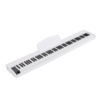88 Keys Wooden Digital Piano Keyboard With Touch Sensitive Keys