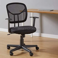 Chaise de bureau moderne réglable, confortable, en tissu maillé, pivotante, ergonomique, avec structure en acier inoxydable, personnalisable