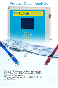 Medidor de Calidad de Agua para Piscinas Automático Profesional Water Crown, Analizador Digital Multiparámetro con Función de Calibración - Product Image 6