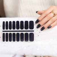 Autocollant d'applique 2D personnalisé pour vernis à ongles français et japonais - Style luxueux