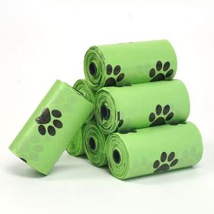 <b>Compostable</b> Lavender Scented Pet Waste <b>Bags</b> Eco Friendly Biodegradable Dog Poop <b>Bag</b> Customized Rolls - Product Image 6