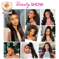 Perruque sans colle 3D Body Wave en cheveux vierges Remy indiens, transparente HD 360 Full Lace Front, adaptée aux débutantes