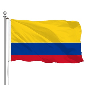 Banderas Personalizadas de Fábrica 90x150cm Bandera Nacional de Colombia Bandera Tricolor Colombiana Bandera de País Sublimada Bandera de Poliéster 100D - Product Image 1