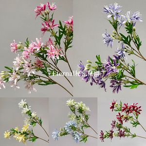 Fleur artificielle d'Agapanthus Secret Garden en pleine floraison, plante décorative pour ornement de maison - Product Image 5