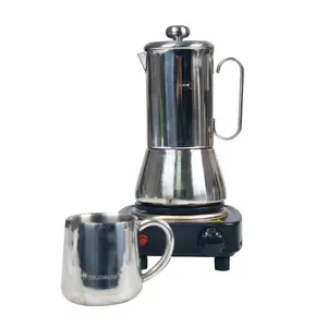 Eco friendly 400 ml stainless steel coffee maker coffee percolator with high quality and competitive price