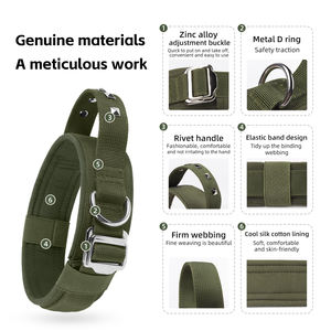 도매 조정 가능한 리벳 손잡이 개 전술 고리 - Product Image 4