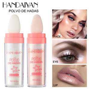 ผงเน้น Fairy เน้นผงผิวกายปากกา Bronzer ใบหน้าเรืองแสงเครื่องสําอาง