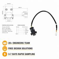 Kabel Harness D-Sub Frekuensi Tinggi Ultra Halus, Perakitan Kabel Sinyal LVDS untuk Sistem Transportasi Cerdas