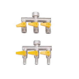 Válvula de <span class=keywords><strong>Gas</strong></span> de Latón de 4 Puntos y 3 Vías Personalizada, Diseño de 1 Entrada y 2 Salidas para Conexiones de <span class=keywords><strong>Gas</strong></span> Seguras, Válvula de <span class=keywords><strong>Gas</strong></span> de Latón para Estufa de <span class=keywords><strong>Gas</strong></span> - Product Image 2