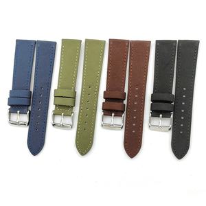 Correa de Reloj Universal Intercambiable de Cuero, Lona y Nailon para Relojes Inteligentes y Relojes Tradicionales - Product Image 5