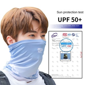 Máscara <span class=keywords><strong>de</strong></span> seda <span class=keywords><strong>de</strong></span> hielo multifuncional para hombres y mujeres, sombrilla <span class=keywords><strong>de</strong></span> invierno a prueba <span class=keywords><strong>de</strong></span> viento, manga <span class=keywords><strong>de</strong></span> cuello, protector solar, bufanda cuadrada para montar - Product Image 2