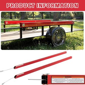 Système d'assistance à la levée de hayon pour remorque utilitaire à deux poteaux, robuste, assistance à la levée des deux côtés pour hayons de 4 à 6 pieds, capacité de 400 lb - Product Image 3