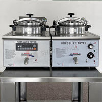 Nouvelle friteuse à pression électrique TRUWIN Chicken Express 220V en acier inoxydable, friteuse de table 16L, haute productivité, pour restaurant