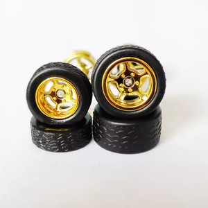 Rines Cromados Electroplaqueados para Autos a Escala 1:64, Ruedas <span class=keywords><strong>HW</strong></span> 1/64 de 11mm 12mm 13mm, Neumáticos BBS ADVAN CE28 - Product Image 4